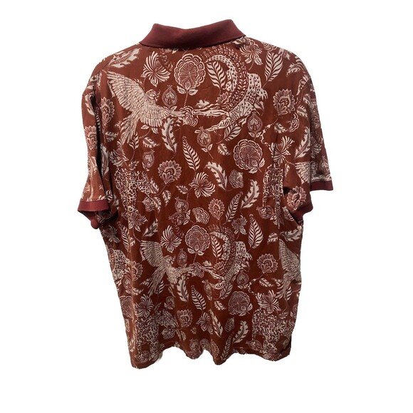 Set of 2 Ted Baker Mens Sz 6 US 2XL GINGEN STRIPED COTTON & Paisley Print POLO - Picture 6 of 13